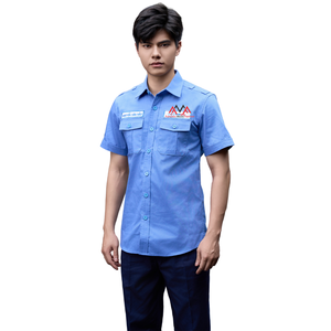 ชุดทำงานโรงงานผลิตเสื้อผ้าในเวียดนาม ชุดทำงานสำหรับคนงานโรงงาน เสื้อผ้าทำงานผู้ชาย ชุดทำงานสไตล์ช่างไฟฟ้า พร้อมโลโก้ โรงงาน FMF รับผลิตแบบ OEM/ODM - Product Image 1