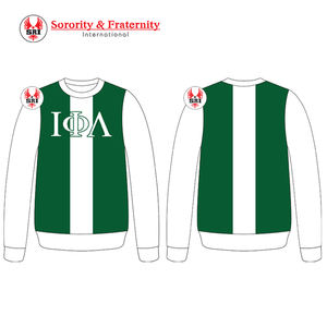 Iota Phi Lambda Sorority bordado mujer algodón polar sudadera Sorority bordado señoras personalizado algodón polar cuello redondo - Product Image 4