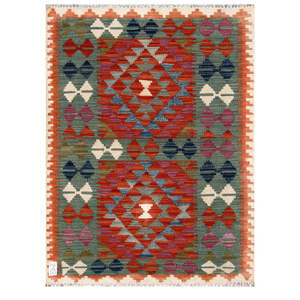 Tapis Kilim d'Afghanistan Maimana 119 X 88 cm Produit à suspendre au mur - Product Image 1