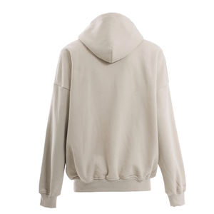 Sudaderas con capucha y cremallera con logotipo estampado de pantalla para hombre, ropa informal de gran tamaño, sudadera de lana con capucha para adulto con diseño personalizado - Product Image 2