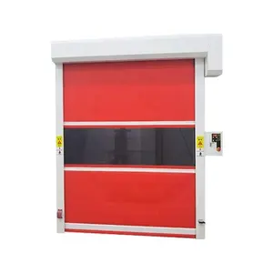 Layer Polymer High Fast Rolling Door Break-Proof Design Rapid Speed PVC Automatic Door Automatic Servo System