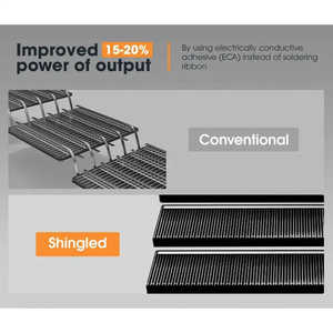 Panneau solaire monocristallin en silicium à tuiles étanche IP68, léger, 300W, pour extérieur et camping 4x4, fin - Product Image 5