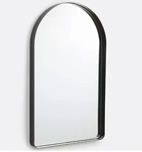 베스트 세일 홈 욕실 침실 거실 벽 장식 거울 디자인 벽 장식 골드 금속 목욕 거울 벽 거울