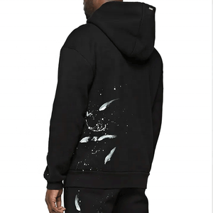 Haute qualité Jogging costumes broderie survêtements pour hommes Slim Fit 100% coton sweat hommes sweats à capuche et sweat gym fitness - Product Image 3