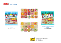 Aiiing Fruit Jelly Cups 110g x 6 Cups x 16 Pakketten - Nata De Coco Aardbei