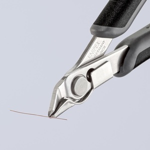 คีมตัดข้างอิเล็กทรอนิกส์ KNIPEX Super-Knips ขนาด 125 มม. แบบ 1 หน้า ไม่ขัดเงา - Product Image 4