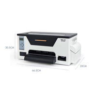 Factory Price A3+ XP600 DTF Printer 33cm | 13 Inch PET Film Heat Transfer T-Shirt Printing Machine