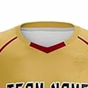 Camiseta de Fútbol Americano para Hombre/Niño, de Primera Calidad, Diseño Sólido, Transpirable, de Secado Rápido, Subida por Dress Sports - Product Image 2
