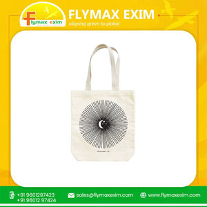 กระเป๋าโท้ทผ้าใบผ้าฝ้ายแท้สำหรับเด็กกระเป๋าช้อปปิ้งใช้ซ้ำได้ทันสมัย100% เป็นมิตรกับสิ่งแวดล้อม - Product Image 4