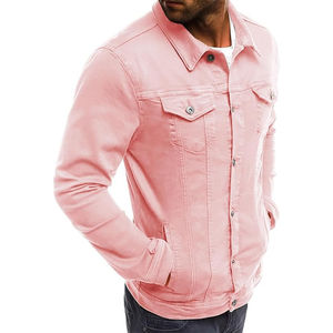 Nouvel arrivage Veste en jean streetwear vintage pour homme Conception personnalisée 100% coton Veste en jean chaude de haute qualité pour la saison d'hiver pour homme - Product Image 6