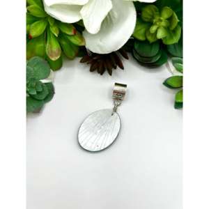 Joe Reano Turquoise Multi-Stone and Sterling Silver Pendant Rhodium Plated Religious Charm with Rose Gold Gold Jewelry - Product Image 5