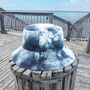 Fashion Wholesale Tie Dye Custom Logo Embroidery <b>Bucket</b> <b>Hat</b> Outdoor Design Fishing <b>Bucket</b> <b>Hat</b> Unisex Beach Fisherman <b>Hat</b> - Product Image 3