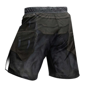 Shorts de MMA Profesionales al por Mayor, Lisos, Elásticos, de Poliéster y Spandex, Transpirables y Cómodos - Product Image 6
