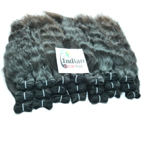 100% <b>Cheap</b> Curly Lace Front Bundle Smooth Double Cuticle Aligned Remy Natural Indian Human Hair Black Women Hair <b>Extensions</b> - Product Image 5