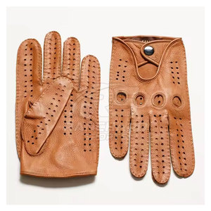 Soft Durable Leather <b>Gloves</b> for Men Winter <b>Warm</b> Outdoor Casual Comfortable Stylish Protective Gear for Hands - Product Image 3