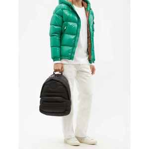 Chaqueta acolchada de gran tamaño transpirable de invierno para hombre personalizada, chaqueta acolchada de lona con cuello levantado, logotipo frontal para exteriores de calle alta - Product Image 2
