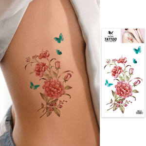 Coloré <span class=keywords><strong>papillon</strong></span> temporaire <span class=keywords><strong>tatouage</strong></span> autocollants étanche corps Art décalcomanies peau-sûr <span class=keywords><strong>tatouage</strong></span> pour femmes filles bricolage OEM en gros - Product Image 4
