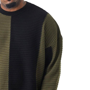 Venta al por mayor Suéter Hombres Suéter de punto Hombres Casual Top Moda Camisas de manga larga Invierno Vintage Logotipo personalizado Suéteres - Product Image 6