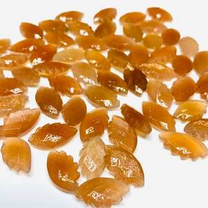 พลอยมูนสโตนสีพีช รูปทรงแฟนซี แกะสลัก ขนาด 20 x 11 มม. พลอยเม็ดเดี่ยว - Product Image 2