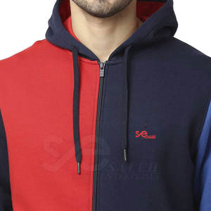 เสื้อฮู้ดมีซิปสำหรับผู้ชายฤดูหนาวปรับแต่งได้แห้งเร็ว - Product Image 4