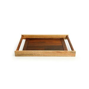 Plateau de service en bois de manguier et de sheesham artisanal pour le petit-déjeuner, le thé et les collations | Fournisseur en vrac en gros de marque privée OEM - Product Image 5