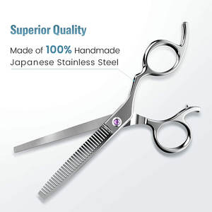 Tijeras de adelgazamiento de acero inoxidable de la mejor calidad Diseño diferente para belleza y cuidado personal - Product Image 3