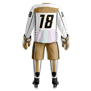 Conjuntos de Uniformes de Hockey sobre Hielo Transpirables y Cómodos Más Vendidos, Hechos 100% de Poliéster, Tela Ligera y Duradera, Diseñados para Jugadores - Product Image 2