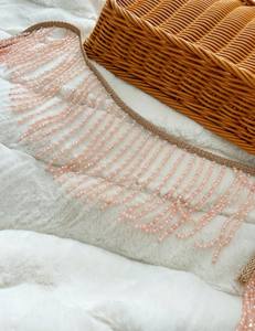 Ribete de Borla con Cuentas de Cristal Rosa: Disfraz, Costura - Product Image 3