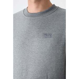 Ensemble de survêtement décontracté respirant en molleton mélangé pour homme Andy Grey 85190 - Product Image 3