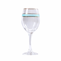 Verres à cocktail rouges, gobelets en verre, écologiques, couleur personnalisée, luxe, verres à pied transparents