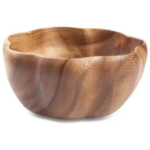 Acacia <b>wood</b> With <b>Colour</b> With Natural Polish Cheap Price Design With Polish Dough Serving Bowl for Home Hotel & Restaurant Use - Product Image 4