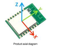 Modul Sensor Attitude 6-sumbu Hilink HLK-AS201-6, Gyroscope 3-sumbu, Akselerometer 3-sumbu dengan BLE 5.1