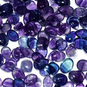 อัญมณีควอตซ์ทรงหลวมผิวหยาบจากแร่ฟลูออไรต์ธรรมชาติสำหรับทำเครื่องประดับน้ำหนักประมาณ4-15กรัม - Product Image 1