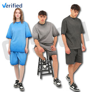 T-shirt personnalisé pour hommes High Street T-shirt en jersey tricoté écologique à imprimé d'eau, anti-rétrécissement et anti-boulochage T-shirt à motif solide pour hommes - Product Image 3