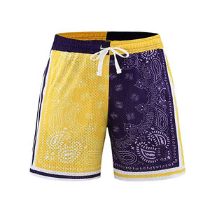 Sublimation Mesh Shorts Pour Garçons Confortable Déchets Élastiques Avec Fermeture À Cordon Jeunes Basketball Training Shorts - Product Image 1