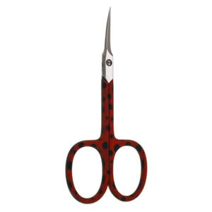 Tijeras profesionales para cutículas de manicura con logotipo personalizado Tijeras pequeñas curvas afiladas extra finas Tijeras para cutículas de 3,5" - Product Image 1