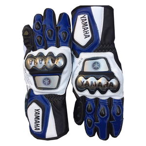 Gants de moto en cuir de vachette Gants de moto Motocross Équipement de protection Gants de course avec logo personnalisé - Product Image 3