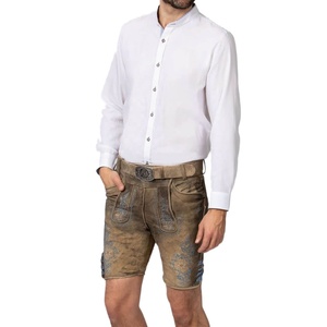 Venta al por Mayor de Trajes Bávaros Alemanes para Hombre, Incluye Pantalones Cortos Lederhosen de Estilo Urbano en Varios Colores - Product Image 2
