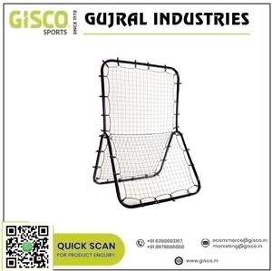 Équipement d'entraînement de baseball le plus vendu Cadre en tube d'acier avec filet de rebond de 32x0.8mm de diamètre Filet de rebond du fournisseur indien - Product Image 2