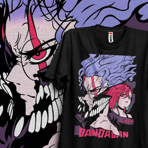 เสื้อยืดคอตตอนลายอนิเมะ Dandadan รุ่น Top Component - Product Image 1