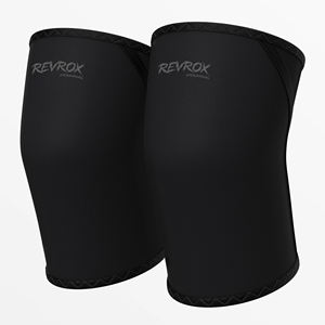 Genouillères de compression personnalisables (couleur et logo) pour musculation, entraînement, squats et haltérophilie - Product Image 1