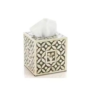 Porte-serviettes en bois de qualité supérieure, porte-serviettes de table en bois de luxe, boîte à mouchoirs rectangulaire en bois - Product Image 5