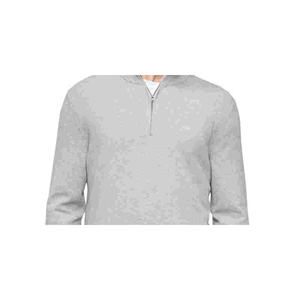 Maglione da Uomo Calvin Klein con Zip 1/4 e Collo Alto, Colore Argento, Taglia Media, Lavorato a Maglia, Taglie Forti, Stampa Logo, Collezione Autunnale - Product Image 2