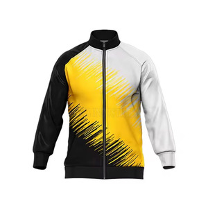 Survêtements à sublimation personnalisables, confortables et légers pour la course d'hiver avec fermeture à glissière et logo en stock - Product Image 4
