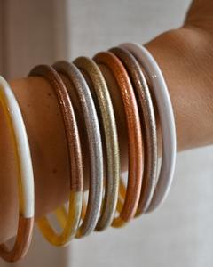 ชุดกำไลข้อมือแตรธรรมชาติ7ชิ้นสีเข้มเครื่องประดับเขาควายพร้อมอาเกตสำหรับคริสเตียนไข่มุกเพชรสำหรับเป็นของขวัญ - Product Image 1