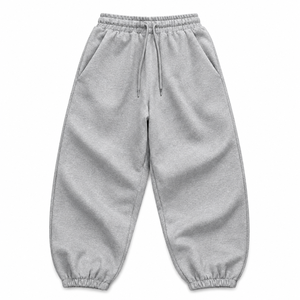 Pantalon de jogging ample surdimensionné pour femme, en coton et polyester, coupe décontractée, taille haute, style streetwear, avec cordon de serrage et taille élastique - Product Image 3