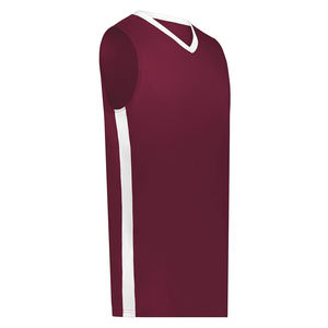 Maillot de basket-ball pour hommes à séchage rapide personnalisé OEM respirant réversible imprimé vêtements de l'équipe d'entraînement de basket-ball - Product Image 2