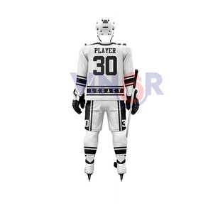 Custom 100% Polyester Comfortable Ice Hockey Uniform Sublimated Logo Team <b>Name</b> Design Breathable Anti-Bacterial Quick Dry Unisex - Product Image 5