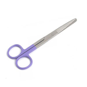 กรรไกรผ่าตัดแบบตรงด้ามจับมีดปลายแหลมเคลือบสีสำหรับห้องผ่าตัดทางการแพทย์ - Product Image 5