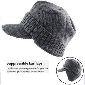 Wholesale Design Customizable Winter <b>Hat</b> With Embroidery Logo Hot Sell Customized Cuff <b>Beanie</b> for Men <b>Women</b> - Product Image 6